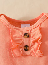 Load image into Gallery viewer, Peach Floral Skirt Set