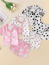 Load image into Gallery viewer, 3 Piece Silk Pajama Set