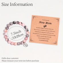 Load image into Gallery viewer, Heart Footprint Charm Bracelet