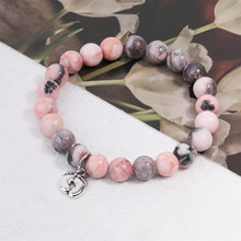 Load image into Gallery viewer, Heart Footprint Charm Bracelet