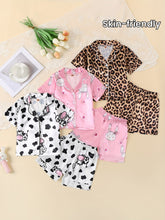 Load image into Gallery viewer, 3 Piece Silk Pajama Set