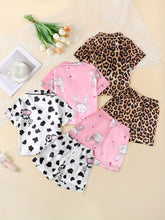 Load image into Gallery viewer, 3 Piece Silk Pajama Set