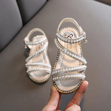 Load image into Gallery viewer, Rhinestone Princess Sandals