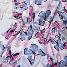 Load image into Gallery viewer, Butterfly Print Romper