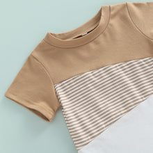 Load image into Gallery viewer, Patchwork Print Shirt Set