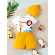 Load image into Gallery viewer, Yellow Short Pants Set