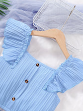 Load image into Gallery viewer, Sky Blue Skirt Set