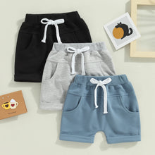 Load image into Gallery viewer, Three Pack Drawstring Shorts Set