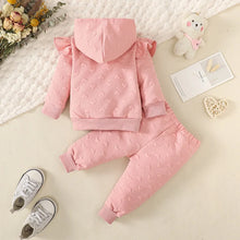 Load image into Gallery viewer, Ruffle Sleeve Hoodie Set