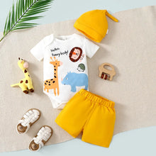 Load image into Gallery viewer, Yellow Short Pants Set