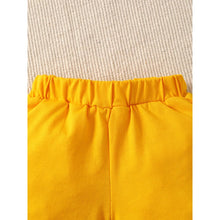 Load image into Gallery viewer, Yellow Short Pants Set