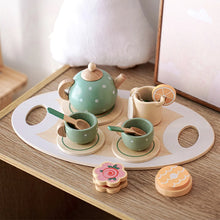 Load image into Gallery viewer, Wooden Tea Set