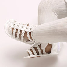 Load image into Gallery viewer, Crown Bow Sandals