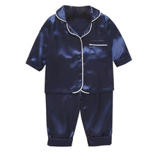 Load image into Gallery viewer, Silk Cartoon Pajamas Set