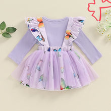 Load image into Gallery viewer, Butterfly Print Mesh Skirt Set