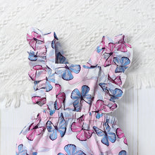 Load image into Gallery viewer, Butterfly Print Romper