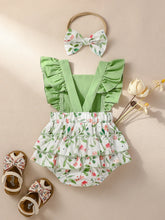 Load image into Gallery viewer, Sleeveless Floral Print Set