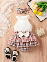 Load image into Gallery viewer, Plaid Skirt Set