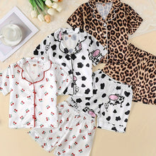 Load image into Gallery viewer, 3 Piece Silk Pajama Set