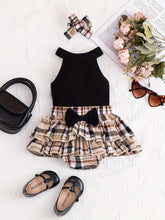 Load image into Gallery viewer, Plaid Skirt Set