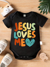 Load image into Gallery viewer, Jesus Loves Me Romper