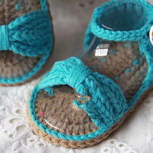 Load image into Gallery viewer, Handmade Princess Bow Sandals