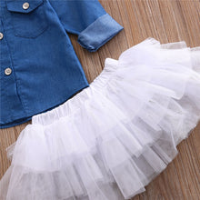Load image into Gallery viewer, Denim Tutu Set