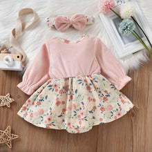 Load image into Gallery viewer, Floral Romper Dress Set