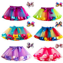 Load image into Gallery viewer, Rainbow Tulle Skirt