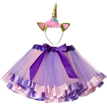 Load image into Gallery viewer, Unicorn Headband Tutu Set