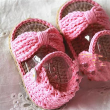 Load image into Gallery viewer, Handmade Princess Bow Sandals
