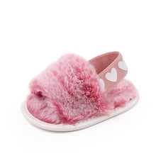 Load image into Gallery viewer, Faux Fur Sandals