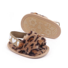 Load image into Gallery viewer, Faux Fur Sandals