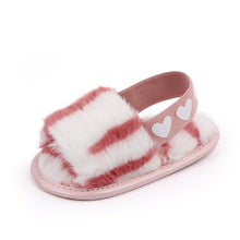 Load image into Gallery viewer, Faux Fur Sandals