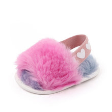 Load image into Gallery viewer, Faux Fur Sandals