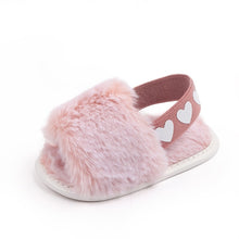Load image into Gallery viewer, Faux Fur Sandals