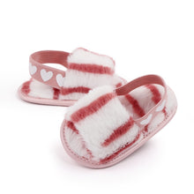 Load image into Gallery viewer, Faux Fur Sandals