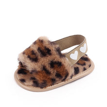 Load image into Gallery viewer, Faux Fur Sandals