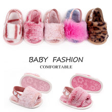 Load image into Gallery viewer, Faux Fur Sandals