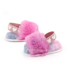 Load image into Gallery viewer, Faux Fur Sandals