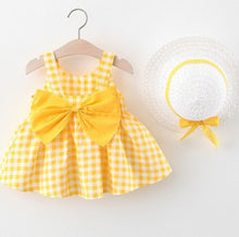 Load image into Gallery viewer, Two Piece Summer Dress With Hat.
