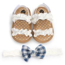 Load image into Gallery viewer, Floral Lace Sandals