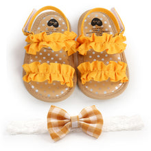 Load image into Gallery viewer, Floral Lace Sandals