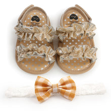 Load image into Gallery viewer, Floral Lace Sandals