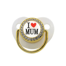 Load image into Gallery viewer, I Love Mum & Dad Pacifiers