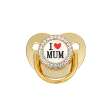 Load image into Gallery viewer, I Love Mum & Dad Pacifiers