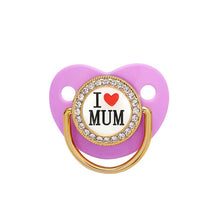 Load image into Gallery viewer, I Love Mum & Dad Pacifiers
