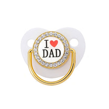 Load image into Gallery viewer, I Love Mum & Dad Pacifiers