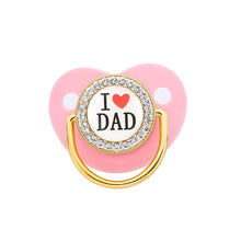Load image into Gallery viewer, I Love Mum & Dad Pacifiers