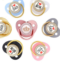 Load image into Gallery viewer, I Love Mum & Dad Pacifiers